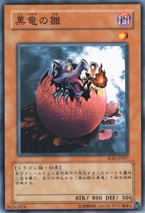 Amazon.co.jp: 遊戯王カード 黒竜の雛(ノーマル) SOUL OF THE