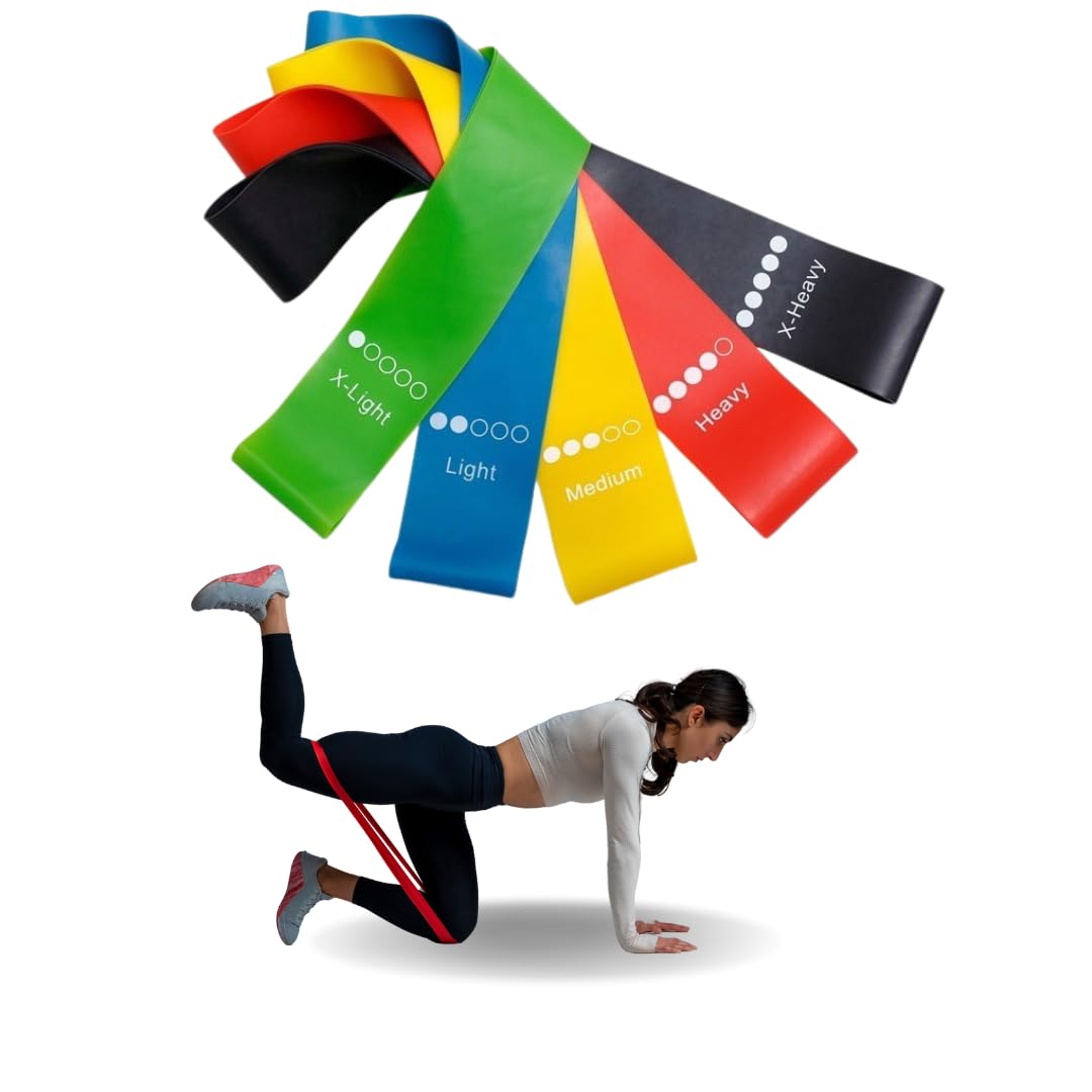 Loop Band Set - Resistance Bands for Exercise, Stretching, Strength Training, Physical Therapy & Home Workouts - Durable, Non-Slip, Multiple Resistance Levels (B0D9C1YF4N) Amazon Price History, Amazon Price Tracker