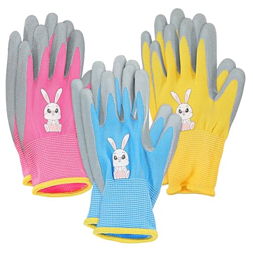 Levemolo Breathable Children's 3 Sets of Gardening for Boys and Girls Safety to Clean Youth Boys/girls