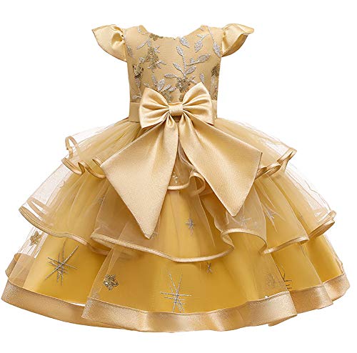 Robe de baptême pour bébé fille en tutu pour sa fête d'anniversaire chic