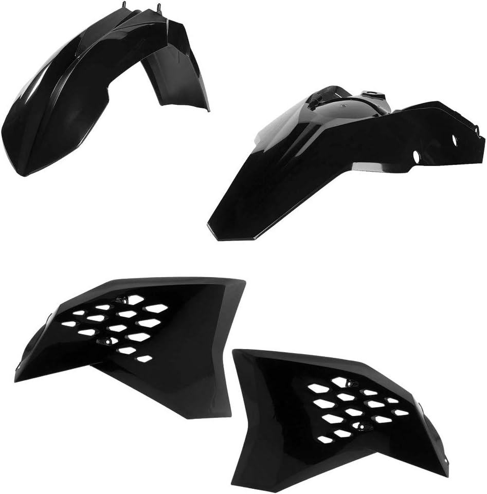 Acerbis Replica Plastic Kit Black for KTM 300 XC-W (E-Start) 2008-2011