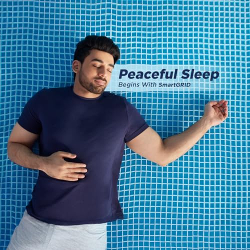 Image of The Sleep Company Luxe Mattress | SmartGRIDTechnology | Soft Feel for Hotel-Like Comfort | 10 Year Warranty | King Size Bed Mattress |78x72x10