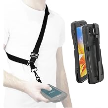 Mobilis Bundle Rugged Case with Handstrap for Zebra TC22 TC27 Mobile Computers + Universal Breakaway Shoulder Strap - Safety Release System