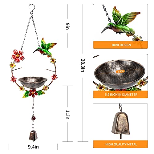 Forup Hanging Bird Feeder, Oriole Bird Feeder Hanging Tray, Hummingbird Seed Tray For Bird Feeders, Bird Bath Feeders For Outdoor #TOP1