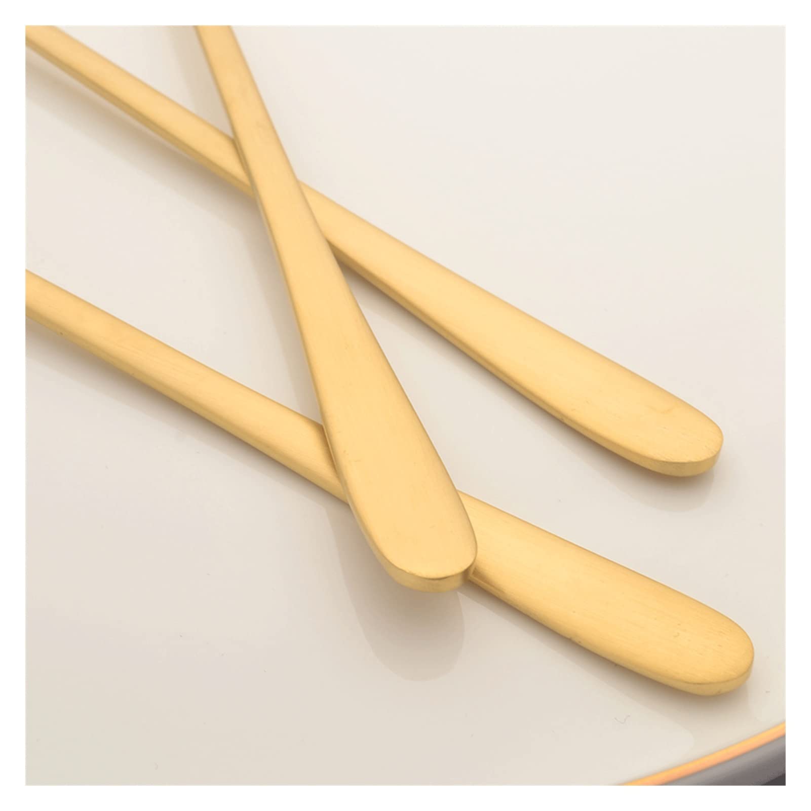TOMYEUS Cucchiai Cinesi 3 Pacchetti Domestici in Ottone a Mano Lungo Cucchiaio glassato for pasto Principale Cucchiaio da Mangiare Alimentare Cucchiai da minestra (Color : 3 PCS)