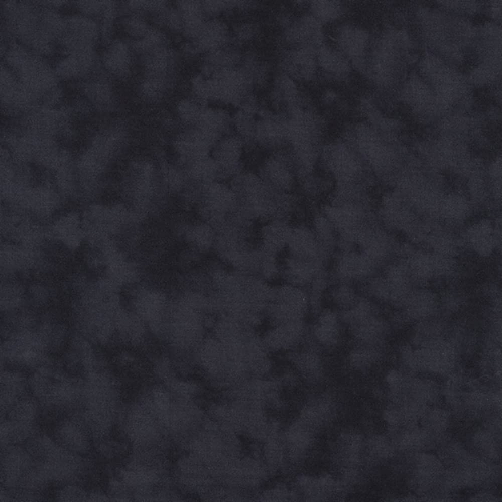 100% Cotton Fabric Mottled Blender Craft Cotton Mixer - Per Metre (Black)