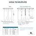 Regal Home Collections Amore Curtains 5-Piece Window Curtain Set - 54-Inch W x 84-Inch L Panels with Attached Valance and 2 Tiebacks - Bedroom Curtains and Living Room Curtains (Brick)