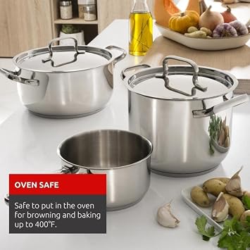 Lagostina Sfiziosa Extravagant Battery, Stainless Steel, Set of 24