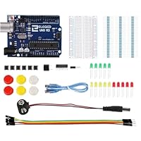 Gorise UNO Project Basic Starter Kit mit Tutorial und UNO R3 Board, kompatibel mit IDE für Anfänger