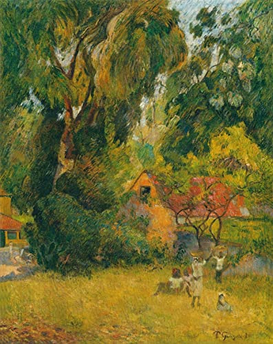 Toile peinture murale Gauguin 60x90cm pour habiller un grand mur vide