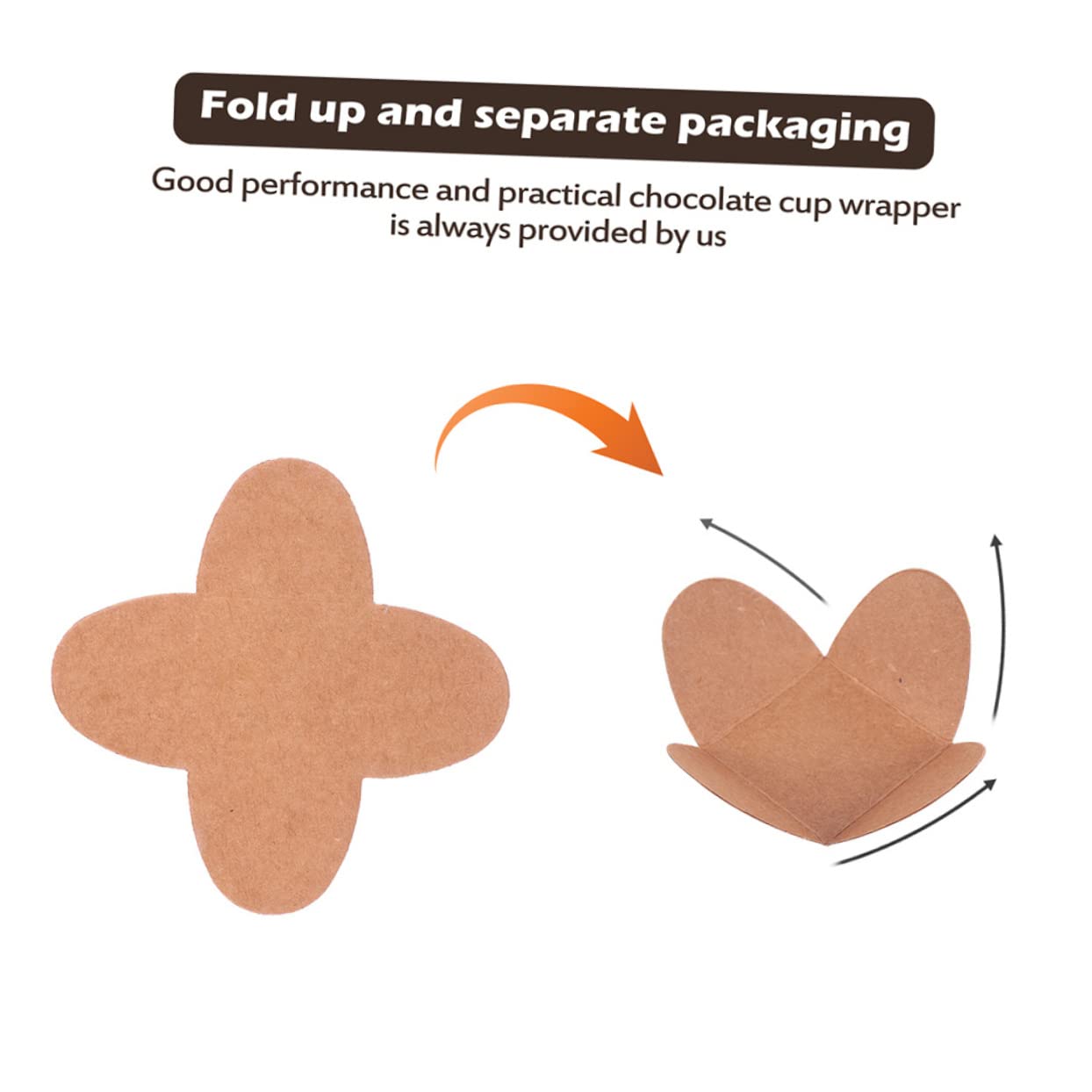 4 Sets Elegante Schokoladenhalter-papierschalen Trüffel-schokoladenfach Für Süßigkeitendekoration Geeignet 200 Stück * 4