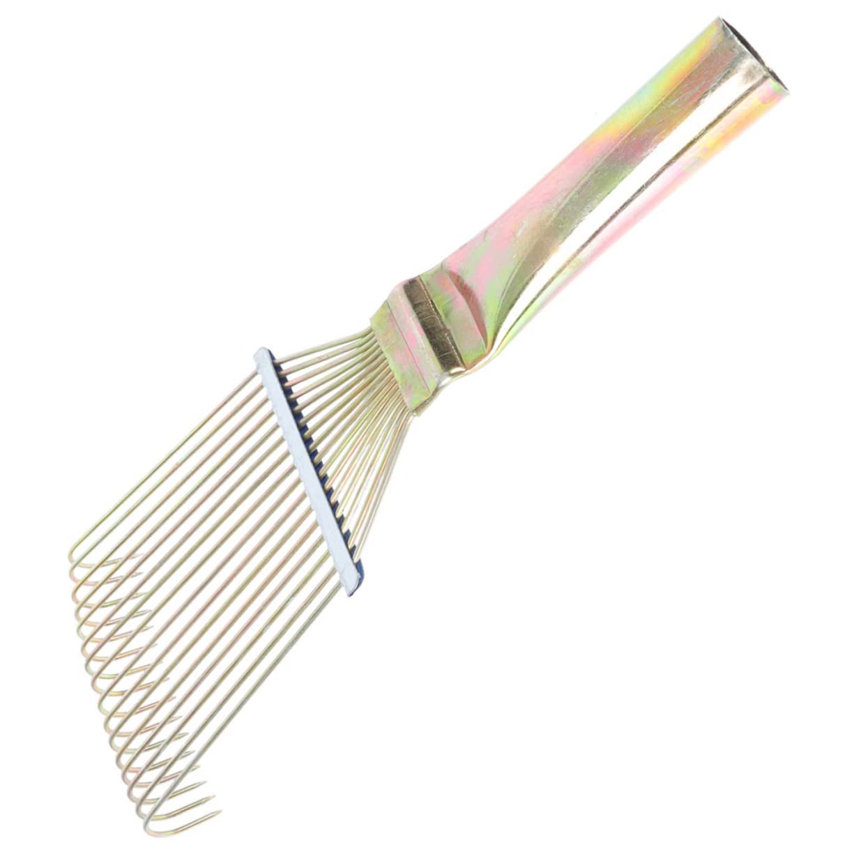 Happyyami Horse Grooming Rake Lightweight Livestock Hair Removal Comb with Smooth Handle for Comfortable Grip Suitable for Horses Sheep and Cattle Grooming