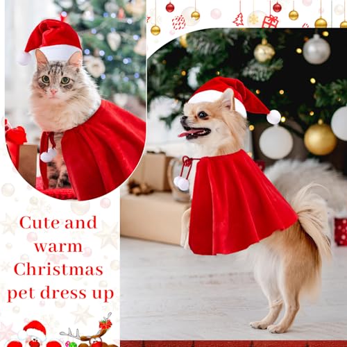 Weewooday 12 Piezas Disfraz Navidad para Mascotas miniatura 5