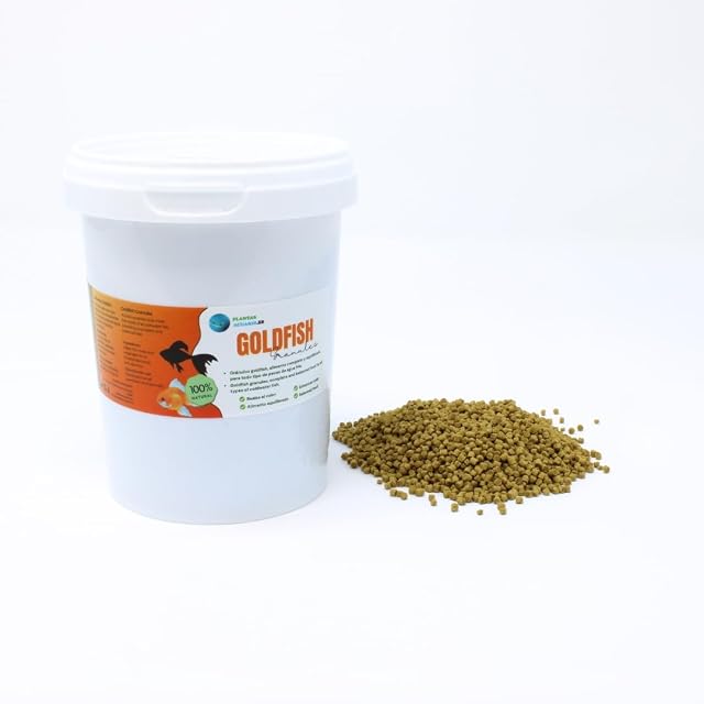 Goldfish Granules, Comida en gránulos para Peces de Agua fría, alimento Completo Natural