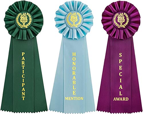 Clinch Star Cintas de reconocimiento de victoria con tarjeta de evento