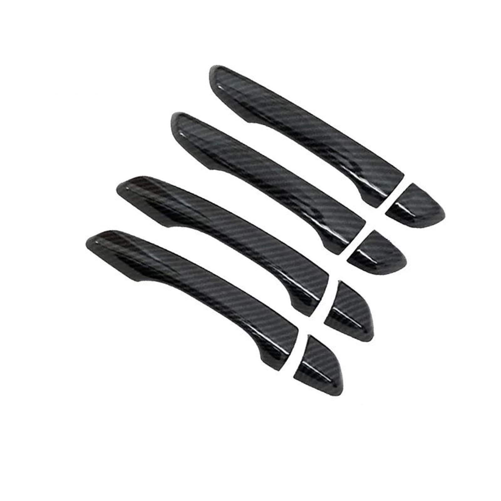 Piwine Metallic Blcak Lhd Car Chrome Doors Handle Exterior Anti-Scratch For Opel For Mokka For Vauxhall For Mk2 2021 2022 2023(Metallic Blcak)