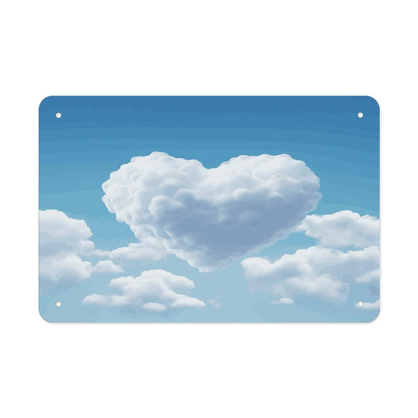 Fodpand Style Floating In The Sky Wall Art Metal Signs Tin Sign