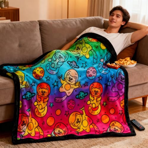 Couverture de coloriage DIY lavable 150x127 cm plaid pour chambre enfant