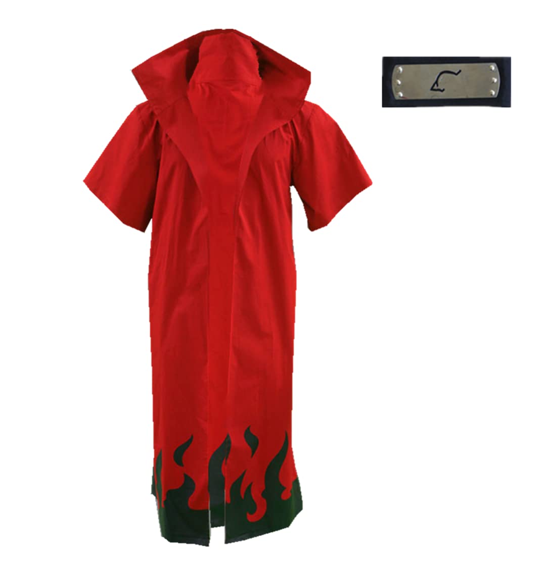 Anime Cosplay Costume Men's Halloween Cape robe and headband