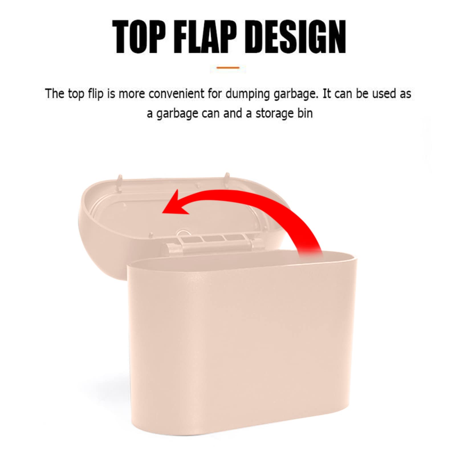 Mini Auto Mülleimer Mit Clip - Praktischer Abfalleimer Für Unterwegs