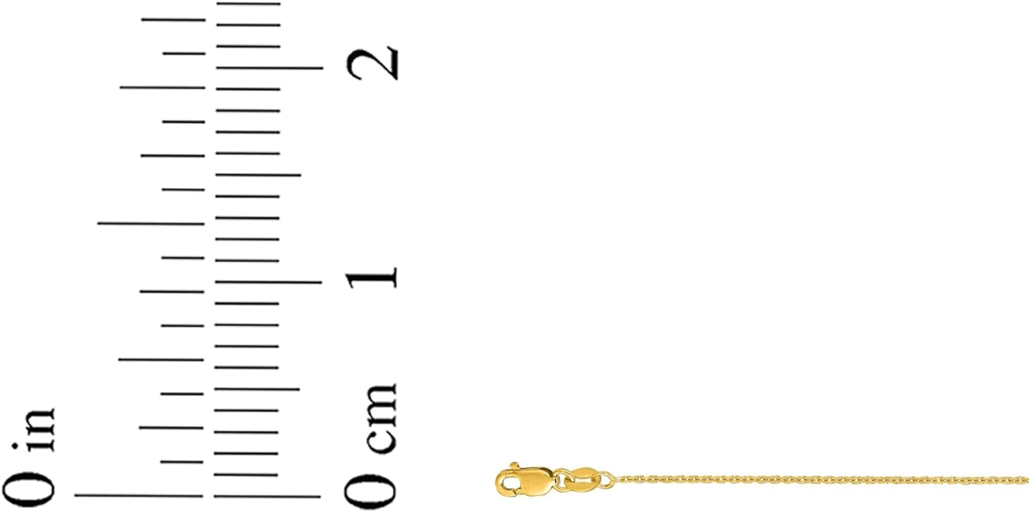 Floreo 14k Yellow Gold 1" Scalloped Edge Jesus Crucifix Two-Tone Cross Charm Pendant with optional Adjustable Chain Necklace - Image 8