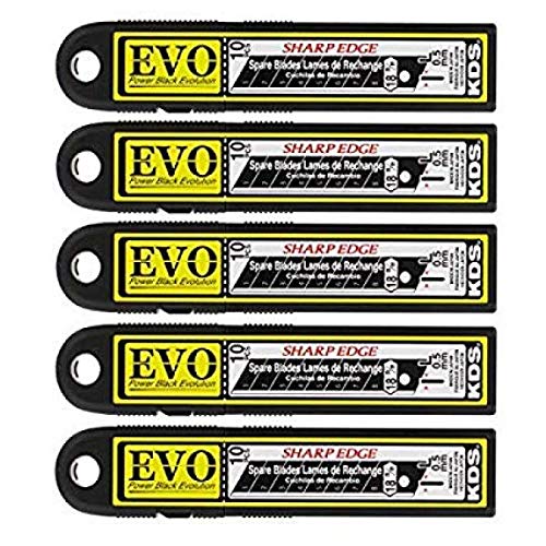 Japanklingen Kds 18mm Extremadamente Picante 50 Piezas Power Black