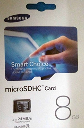 Samsung MB-MA08D 8GB Class 6 microSDHC Memory Card - Buy Samsung