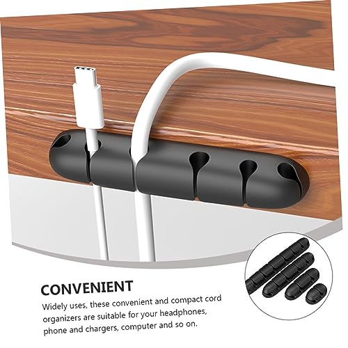 4pcs Clips Organizadores para Gestión de Cables de Escritorio miniatura 6