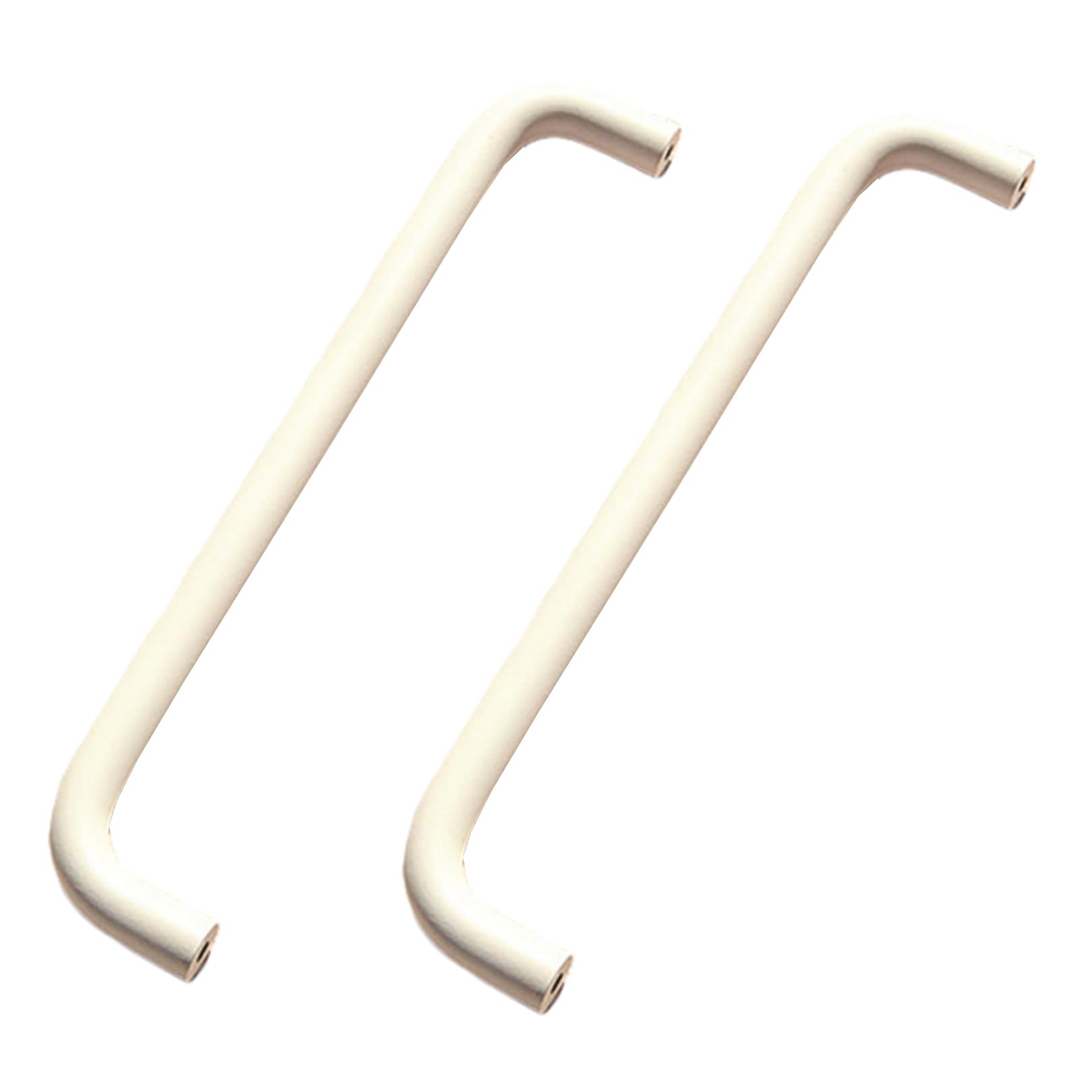 Zcru004 White Furniture Handle Cupboard Handles Kitchen Cabinet Handle Finger Edge Pull Drawerhandles 2 Pieces (Hole Distance 160Mm)