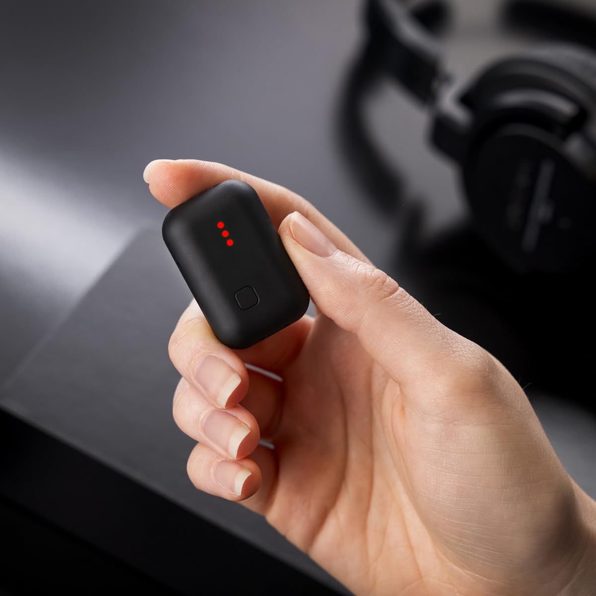 Zoom - INSTAMIC PRO PLUS C STEREO, Microphone Bluetooth compact, enregistreur en 32 bits float, Bluetooth, 6 micros, timecode, pour iOS, Android, macOS, Windows, Blackmagic, Atomos, Insta360, GoPro