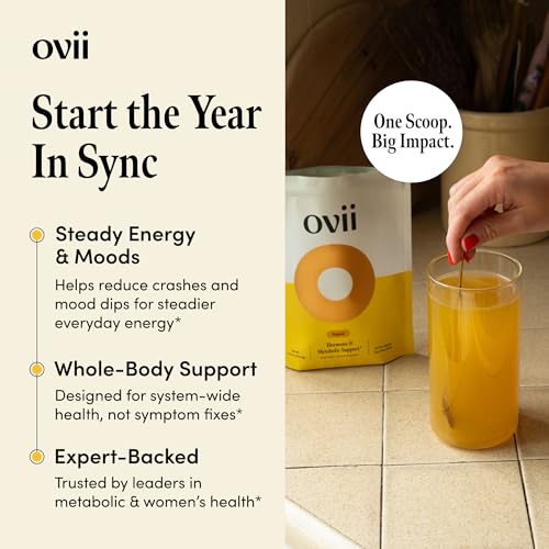 Image of Ovii Metabolic Support for Women - Reducose White Mulberry with Myo-Inositol & D-Chiro Inositol 40:1 Blend - Daily Wellness, Metabolic Balance & Appetite Control Supplement - 30 Servings, Tropical