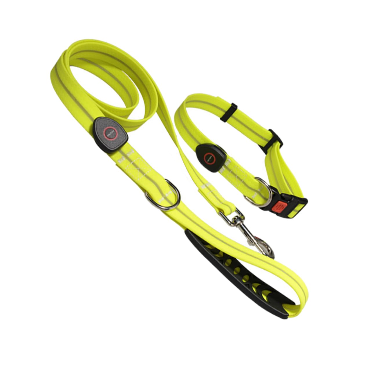 1juego Correa De Entrenamiento para Perros y Gatos Cuerda Luminosa Led Collar Resistente y Duradera para Paseos Nocturnos y Seguridad Mascotas