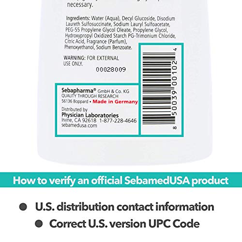 Sebamed Everyday Shampoo For All Hair Types And Sensitive Scalp Ph 5.5 For Healthier Looking Hair 6.8 Fluid Ounces (200 Milliliters) #TOP2