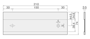 【8枚まとめ売り】 アルミニウム製室名札 KS-N20AS 210x74mm 室名札 アルミニウム KS-N20AS | 表示・サイン | 製品情報