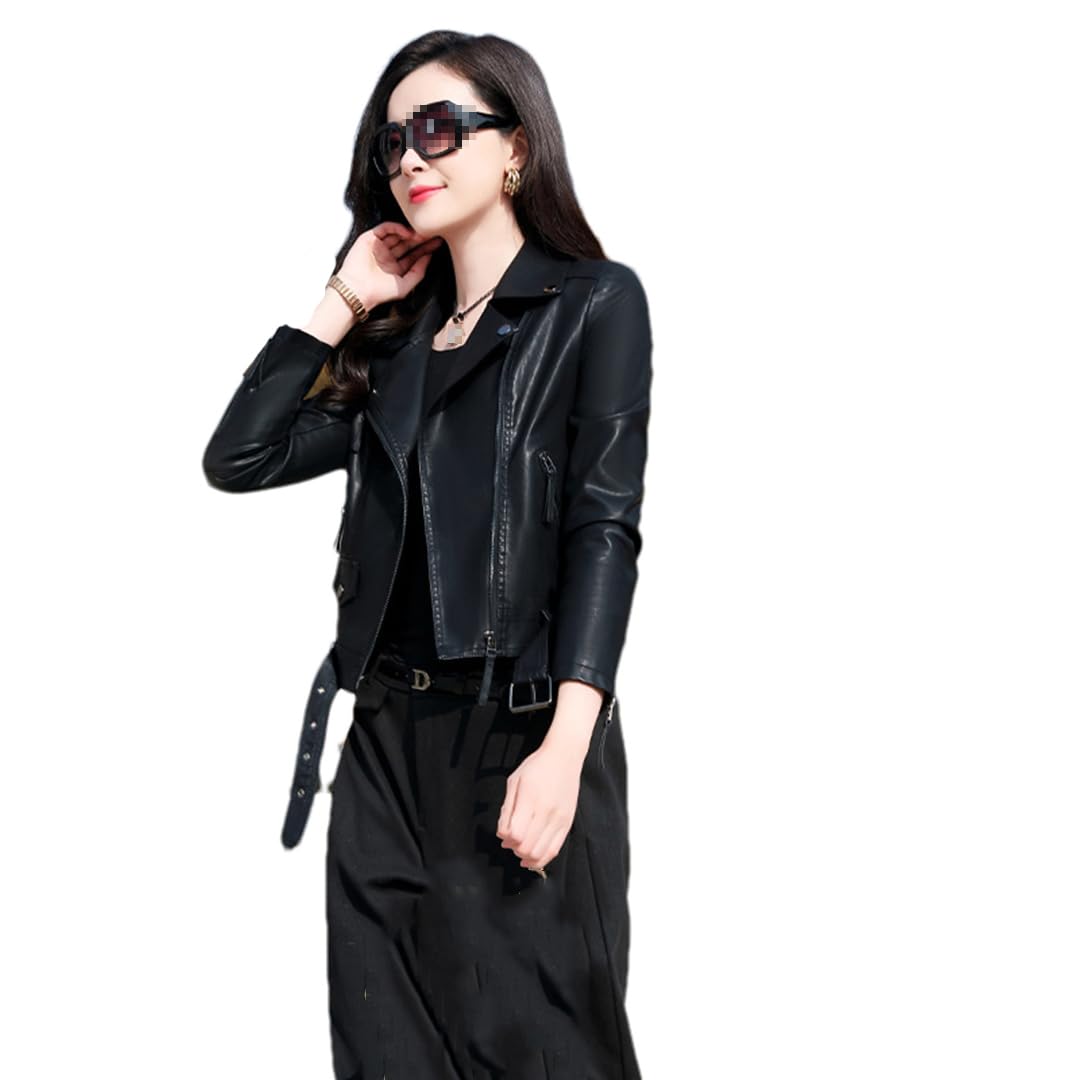 Giacca In Pelle Piccola Da Donna Giacca Corta In PU Casual Primaverile E Autunnale