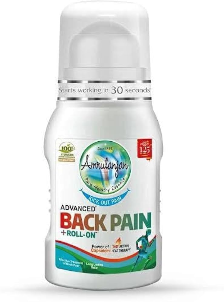 Amrutanjan Balm - Pain Roll On, 50ml Bottle-image-29