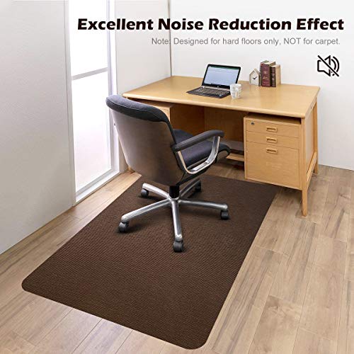 image for SALLOUS Office Chair Mat, Opaque Desk Chair Mat for Hardwood Floors, 0