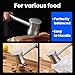 Aihomo 304 Stainless Steel Meat Tenderizer Mallet, Dual Side Meat Hammer Chicken Pounder, Heavy Duty Meat Beater for Steak and Beef, Meat Pounder Kitchen Cooking Mallet Dishwasher Safe