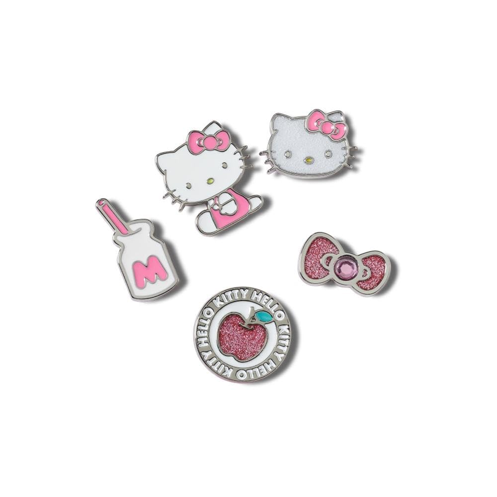 Crocs 5-Pack Hello Kitty Shoe Charms | Jibbitz, Sparkly Hello