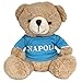 Peluche Orsetto ITALIA Milano Napoli Firenze 24 cm Mascotte Teddy Bear Gadget idea Regalo PS 40519 (NAPOLI)