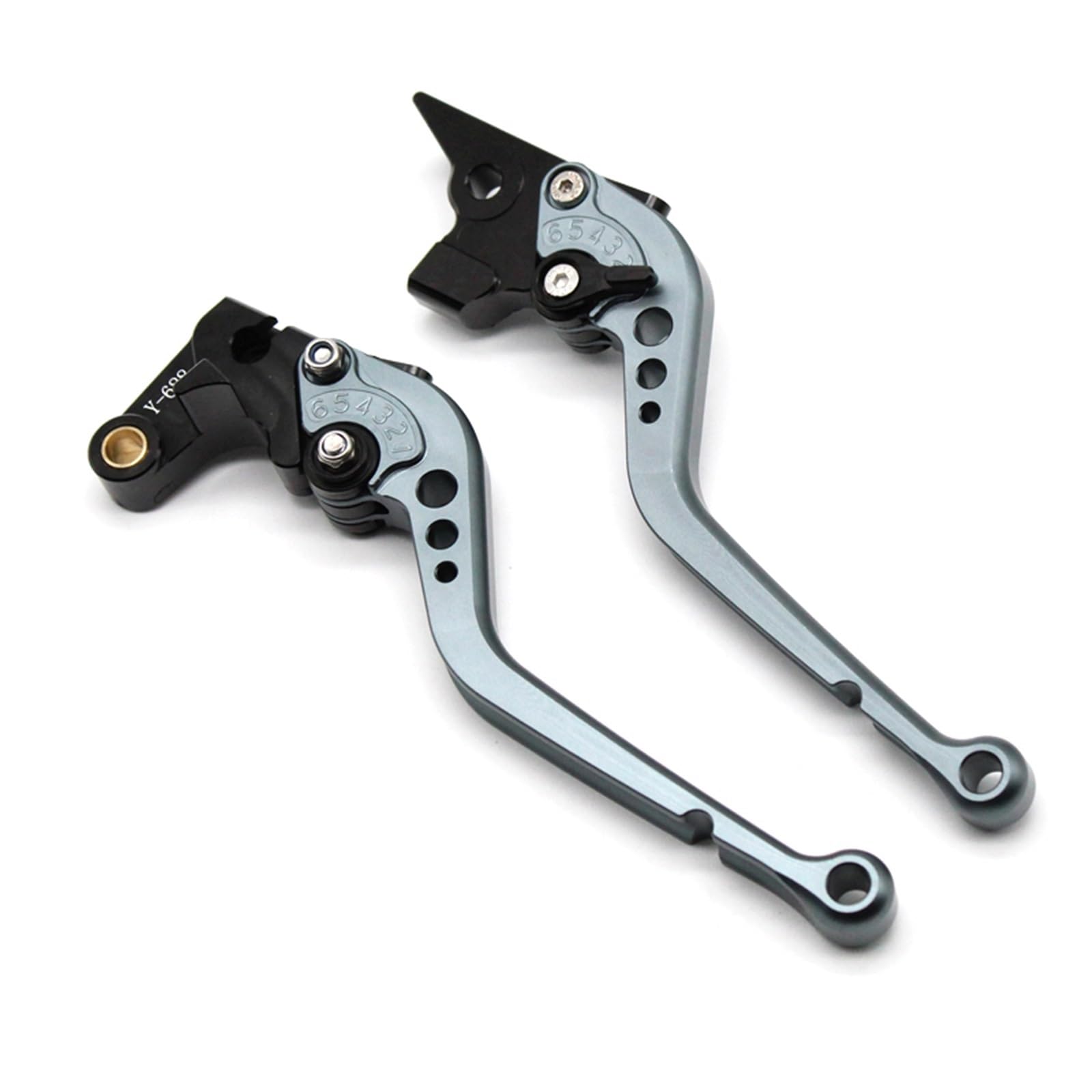 Cubecmq Long Titanium Clutch Brake Lever For Suzuki Vl125 For Intruder 00-07 Gz125 For Marauder 98-00 Gz250 For Marauder 99-00 Motorcycle Brake Clutch Levers Motorcycle Brake Clutch Lever(Long Titanium)