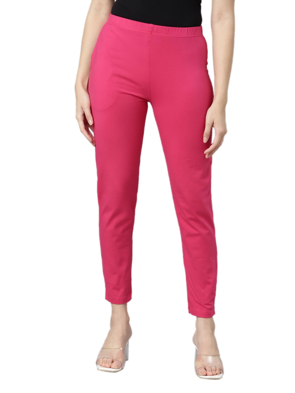 Dixcy Slimz Solid Ankle Length Regular Fit Naz Kurti Pant for Womens - Naz Kurti Pant