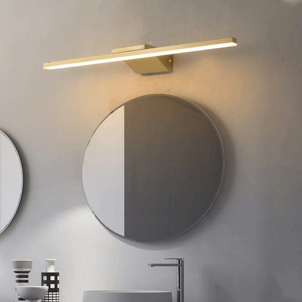 Oświetlenie przednie z lustrem LED, lampa łazienkowa, oprawa oświetleniowa z 3 trybami kolorów, jasność 32 W, światło do lustra łazienkowego, toaletki, garderoby, klasa energetyczna A+++]