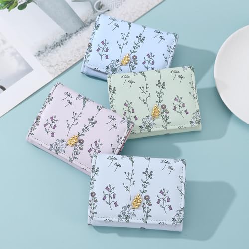 Women's Fashion Tri-fold Printed Short Wallet Multifunctional Small and Fresh Coin Purse Best Gift for Friends2