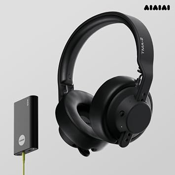 AIAIAI TMA-2 Studio Wireless - Professional Studio Headphones with Ultra-Low Latency Wireless Audio, 20+ Hours of Playback, Comfort, High Sound Isolation Memory Foam Ear Pads and Added Bluetooth.