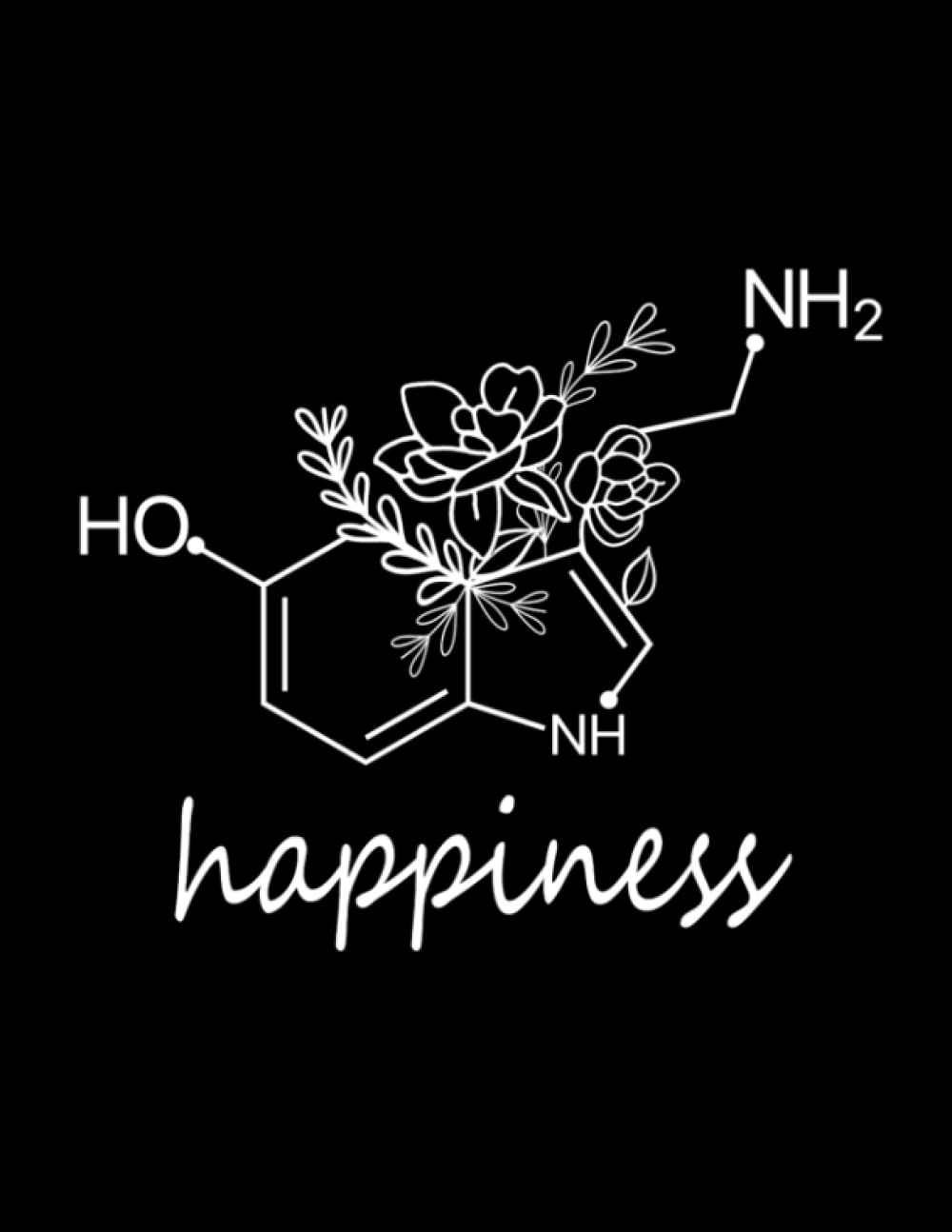 Happines: For The Composition Writing Books Her School Education Supplies Interesting Chemistry Notebook College Ruled Chemist Paperback Idea Science Gift Notebooks