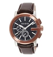 Amazon.co.jp: [グッチ] メンズ 腕時計 Gクロノ ブラック文字盤