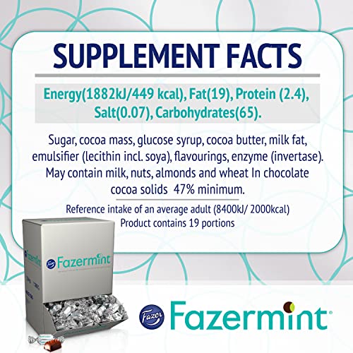 Fazer Fazermint Bulk (389 Pieces/Bag), 6.6000-Pound (3 Kg) #TOP5