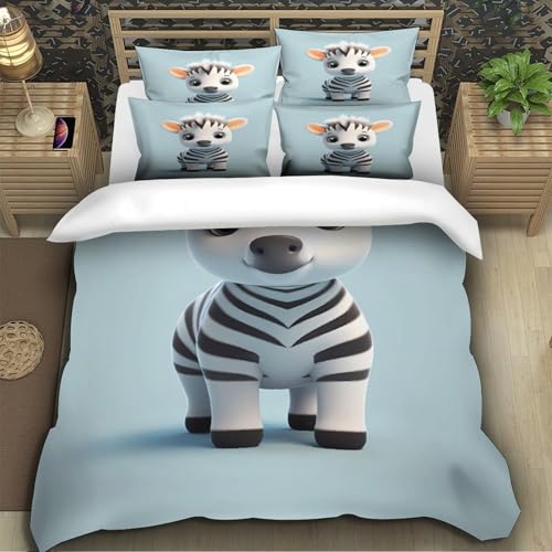 Housse de couette microfibre hypoallergénique et douce pour lit simple - 5