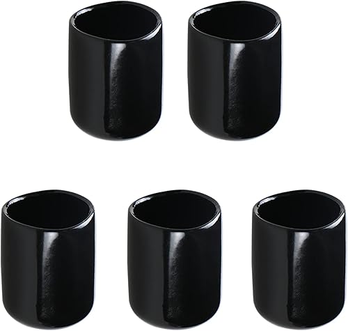 Aopin Cubierta de tapa de extremo redondo de goma, protectores de rosca de tornillo de 1 pulgada (0.984 in), tubos flexibles de PVC, protector de